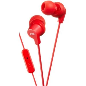 Auriculares internos de colores superiores JVC HAFR15/RED con control remoto y micrófono - rojos - Imagen 1 de 2