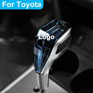 Car Universal Crystal Handle Gear Shift Knob Gear Head with LED For Toyota Lexus - Picture 1 of 18