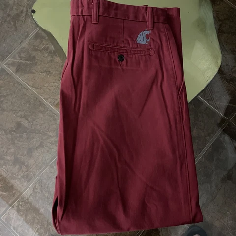 Washington Cougars  Dockers Game Day Red Khaki Pants 34x30 Cover