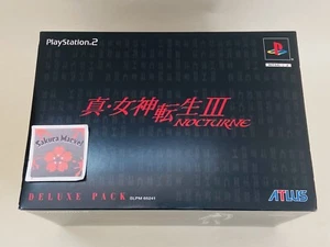 Sony Playstation 2 PS2 Shin Megami Tensei III Nocturne Deluxe Pack Japonés Usado - Imagen 1 de 12