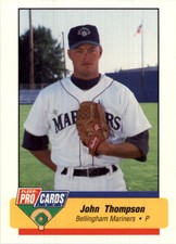 1994 Bellingham Mariners Fleer/ProCards #3235 John Thompson