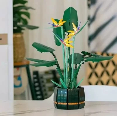 New Bird of Paradise Botanical Collection 10289 Building Blocks Toy Bricks Set - Image 1 of 4