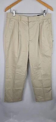 Pantalones Kirkland Signature Para Hombres 34 x 29 Tostado Chino Plisado Inteligente Informal Trabajo NUEVO Foto 1 de 4