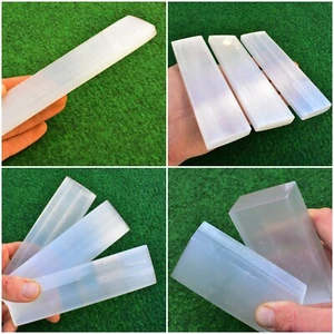 Selenite Crystal Charging Cleansing Plate/Bar 10-15-20cm UK Quick Postage✔✔✔ - Picture 1 of 3