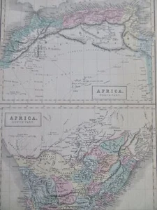 North & South Africa Cape Colony Boer Republics Morocco Egypt c. 1850 map - Picture 1 of 4