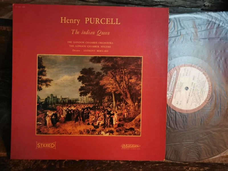 PURCELL: The Indian Queen   London CO Bernard / Musidisc France stereo LP NM - Photo 1/1