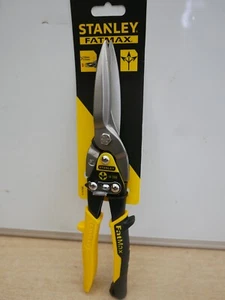 STANLEY 2 14 566 FATMAX 11" LONG STRAIGHT CUT AVIATION SNIPS - Picture 1 of 1