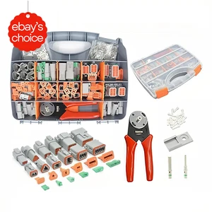 1600 Piece Deutsch DT Connector Kit Crimp Tool Automotive Marine Electric Repair - Picture 1 of 12