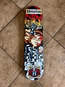 Raro OG 2007 Marc McKee Art Vintage tabla de skate Houston Hill Brood 7,5 - Imagen 1 de 8