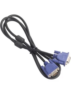 VGA SVGA 1.5m Long 15 Pin Monitor Extension Cable Male to Male For TV LCD #U - Picture 1 of 10