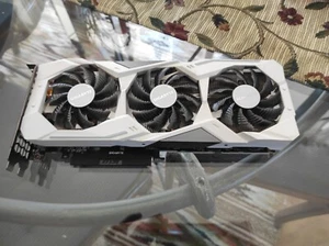 GIGABYTE GEFORCE RTX 2060 VIDEO CARD PC GAMING OC PRO 6GB GDDR6 3X FANS WHITE - Imagen 1 de 4