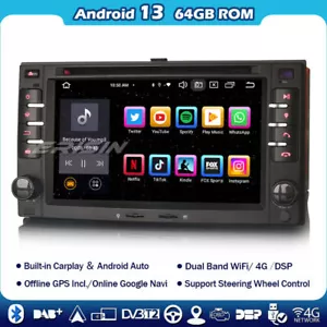 Carplay Android 13 DAB+DVD Radio Autoradio Kia Sorento Optima Sedona Rondo Rio - Bild 1 von 5