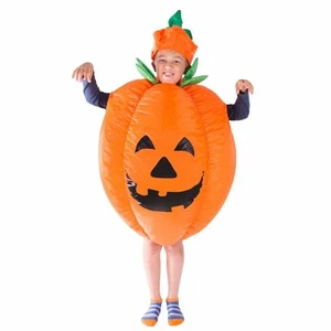 Disfraz de calabaza inflable para niños talla única disfraz divertido fiesta Halloween - Imagen 1 de 3