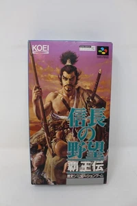 Nobunaga no Yabou: Haouden Nintendo Super Famicom Japanese Boxed Region Locked - Picture 1 of 9