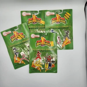 Imanes coleccionables Mighty Morphin Power Rangers de colección 4 juegos Tamfort años 90 - Imagen 1 de 9