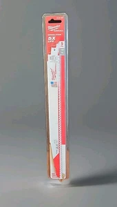 Milwaukee Sawzall 12" 5 TPI Lame Demolizione Confezione da 5 48-00-5027 Legno con Chiodi - Foto 1 di 5