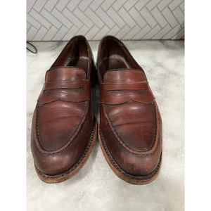 Allen Edmonds Randolph Penny Mocasines 11D Cuero Marrón Zapatos de Vestir Sin Cordones EE. UU. - Imagen 1 de 8