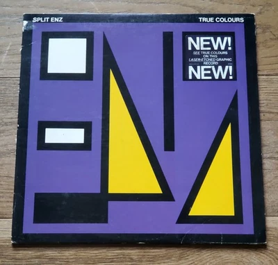 SPLIT ENZ  “ TRUE COLOURS “  1980 NEW WAVE VINYL PURPLE COVER Foto 1 de 4