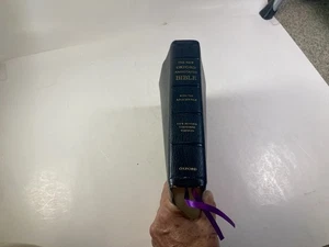NRSV New Oxford Annotated Bible Black Genuine Leather With Apocrypha 1989 - Picture 1 of 4