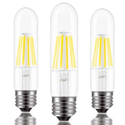 ASOKO E26 T10 Bulbs Daylight White 6W, Dimmable T10 Edison Bulb 60 watts 4000... - Image 1 of 4