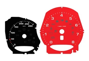 For Porsche Macan, Cayman, Boxster- Speedometer dials from MPH to km/h Gauges - Picture 1 of 7