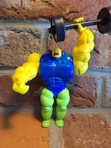 Roblox Buff Noob Figure COMPLETE Series 8 Toy 5.5" Action Figure Weights Jazware - Picture 1 of 10