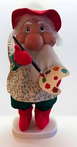 Santakins animierter Wichtel Künstler 22" Weihnachten Vintage Elfe Maler "Stummelig" funktioniert - Bild 1 von 7