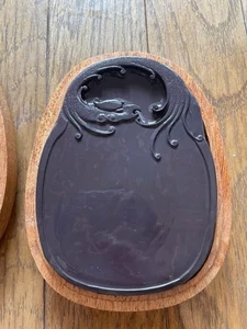 Piedra de tinta de colección 128 x 102 x 20 mm Suzuri Sumi Grinder caligrafía Shodo Shuji - Imagen 1 de 5