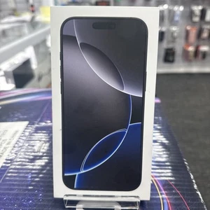 Apple iPhone 16 Pro Max 256GB Black Titanium, Unlocked, Sealed Box - Picture 1 of 2