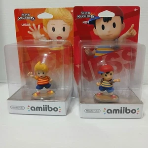 Nintendo Super Smash Bros. Amiibo Lucas & Ness Set - Picture 1 of 7