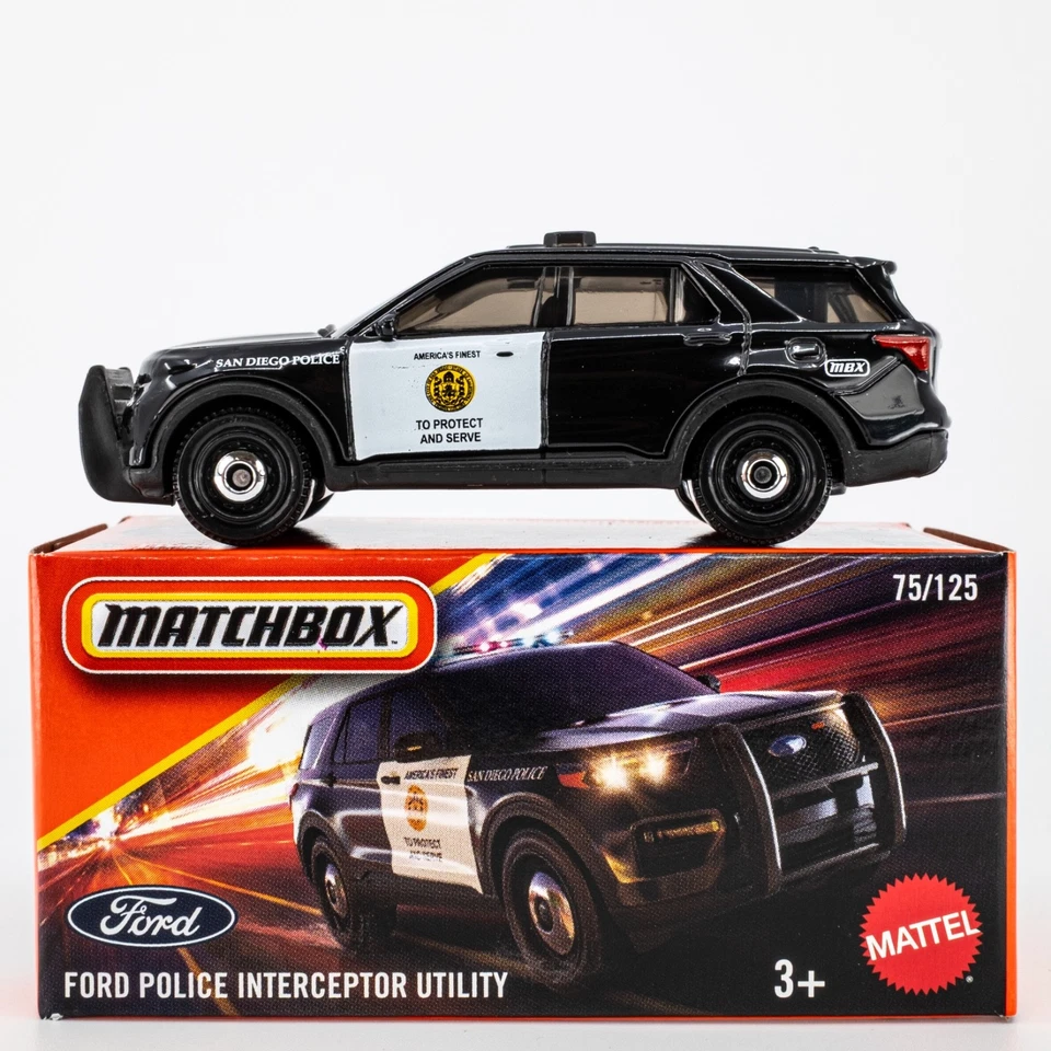 Ford Police Interceptor utilitario Matchbox Power Grabs #75 2025 | San Diego | FSB Foto 1 de 1