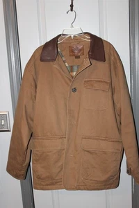 Outfitters Thermo Scheunenmantel Gr. L Baumwolle/Canvas Shell Lederkragen - Bild 1 von 6