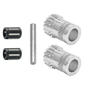 Dual Drive Gear Hardened Steel Upgrade Feed Gear Extruder Kit for 3d1888 - Afbeelding 1 van 7
