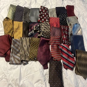 29 Crafts Quilting Cutter NECKTIE Tie Neck Ties LOT - Picture 1 of 10