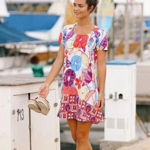 Jams world Trinity floral short sleeve swing dress size small - Picture 1 of 8