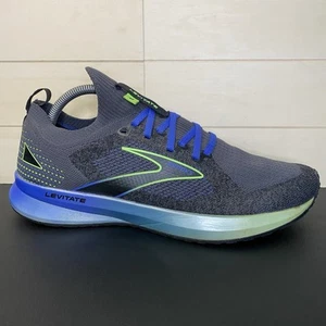Brooks Levitate 5 Gray Blue Men's Size 9.5 Running Shoes D Knit Fabric Sneakers - Imagen 1 de 11