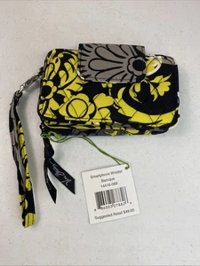 NEU Vera Bradley Barock Smartphone Kalbsleder umlaufender Reißverschluss Geldbörse mit CC-Fächern - Bild 1 von 9