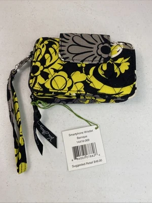 NEW Vera Bradley Baroque Smartphone Wristlet Full Zip Around Wallet W/CC Slots - Image 1 of 4