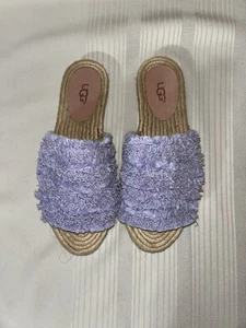 Zapato UGG Edith Sandalia Plana Lavanda Niebla Mujer Talla 6 - Imagen 1 de 6