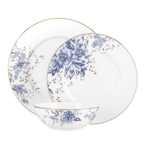 - 852028 Garden Grove 3-Piece Place Setting, 3.80 LB, Blue - Picture 1 of 3