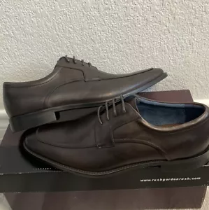 New Gordon Rush Apron Toe Derby Dark Brown Lace Up 9.5 $289 - Picture 1 of 9