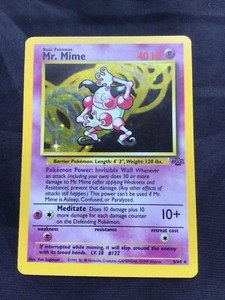 Pokemon Cards: Jungle Rare Holo: Mr. Mime 6/64