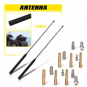 Antena de motocicleta 2 piezas para Harley Davidson Touring Road King Electra Glide - Imagen 1 de 12