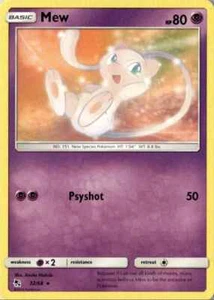 Sun & Moon Hidden Fates 2019 Mew 32/68 - Imagen 1 de 2