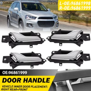 1/2/4x Front Rear RH LH Inner Door Handle For Holden Captiva 5 Seater 2006-2018 - Picture 1 of 73