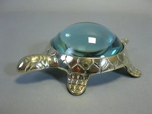 Lupe Messing Messinglupe Schildkröte 15 cm x 10 cm - Bild 1 von 3