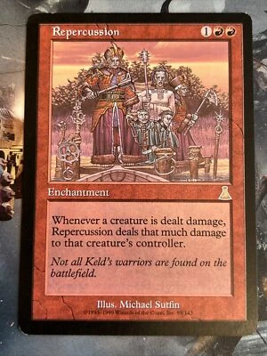 1x Repercussion Urza's Destiny LP MTG Magic the Gathering x1 MKE - Image 1 of 2