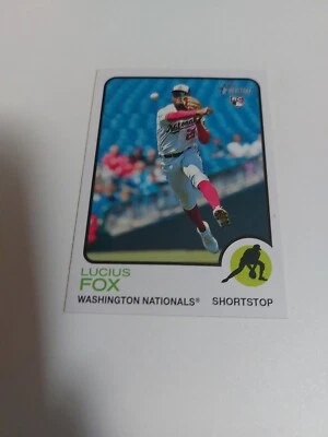 2022 Lucius Fox Topps Heritage Baseball Rookie RC Washington Nationals - Image 1 of 2