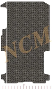 RENAULT TRAFFIC, VAUXHALL VIVARO LWB 2014-2020 MASSGESCHNEIDERTE GUMMIMATTE in 3, 5 mm - Bild 1 von 6