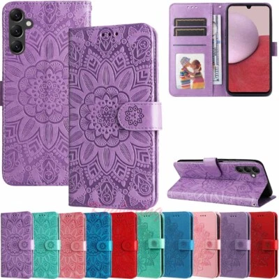 For Samsung A14 A24 A34 A54 A13 A23 A33 A53 Wallet Card Slots Leather Case Cover - Image 1 of 4